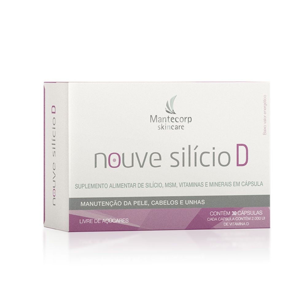 Nouve Sílicio D: Suplemento para Cabelo, Unhas e Pele