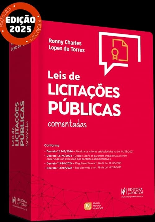Leis de Licitações Públicas Comentadas 16ª Edição (2025): Domine a Nova Lei!