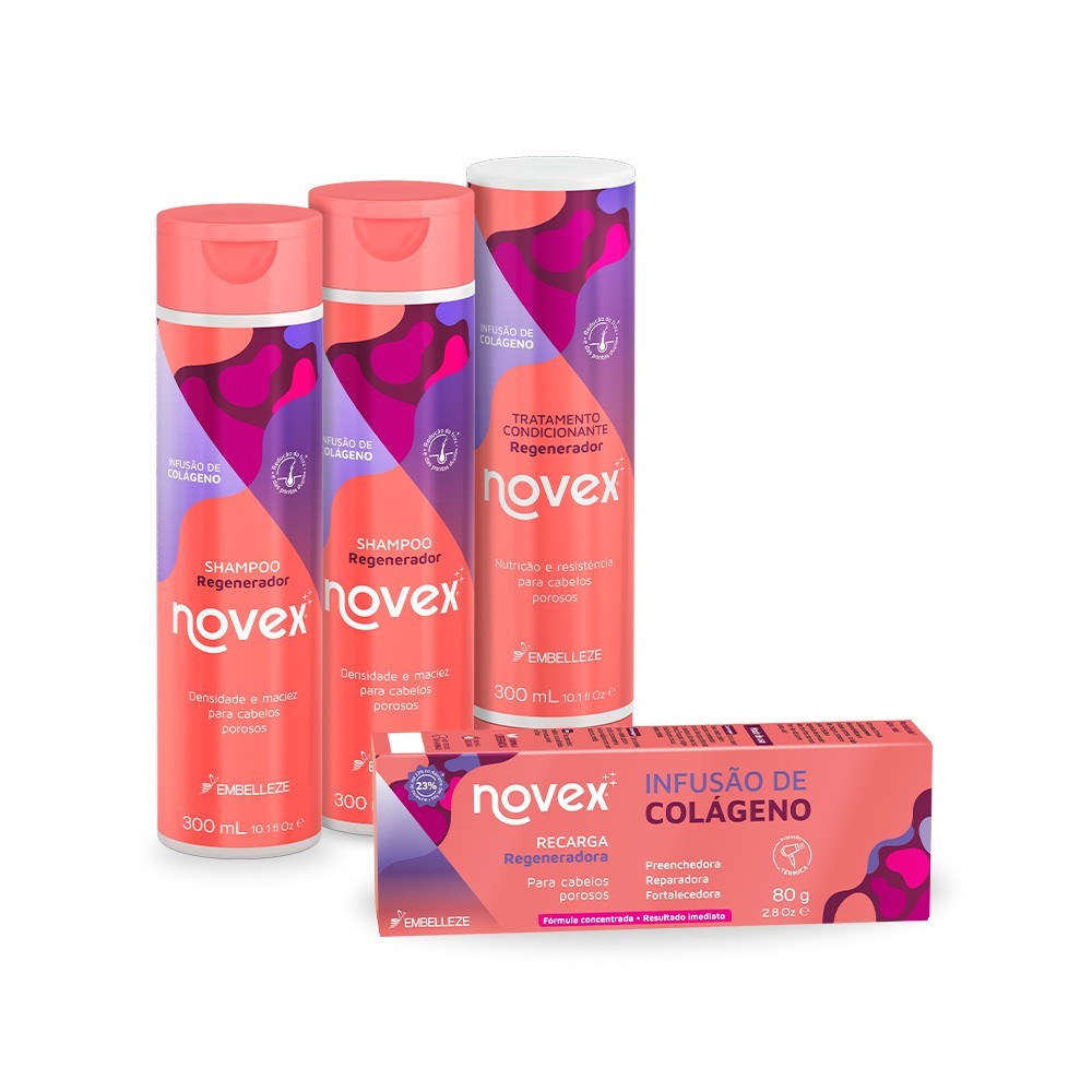 Novex Colágeno: Kit Cabelos Fortes e Hidratados
