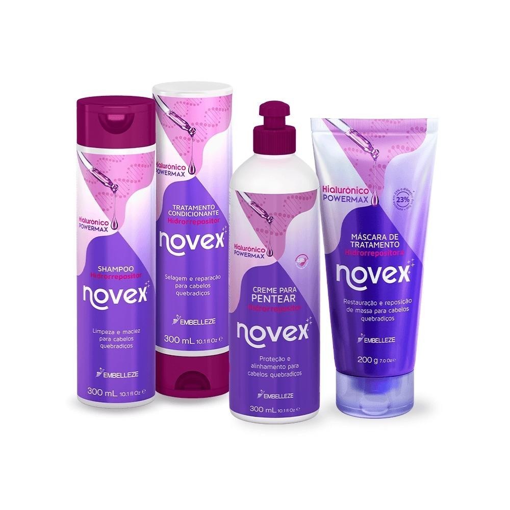 Novex Hialurônico PowerMax: Kit Cabelos Fortes