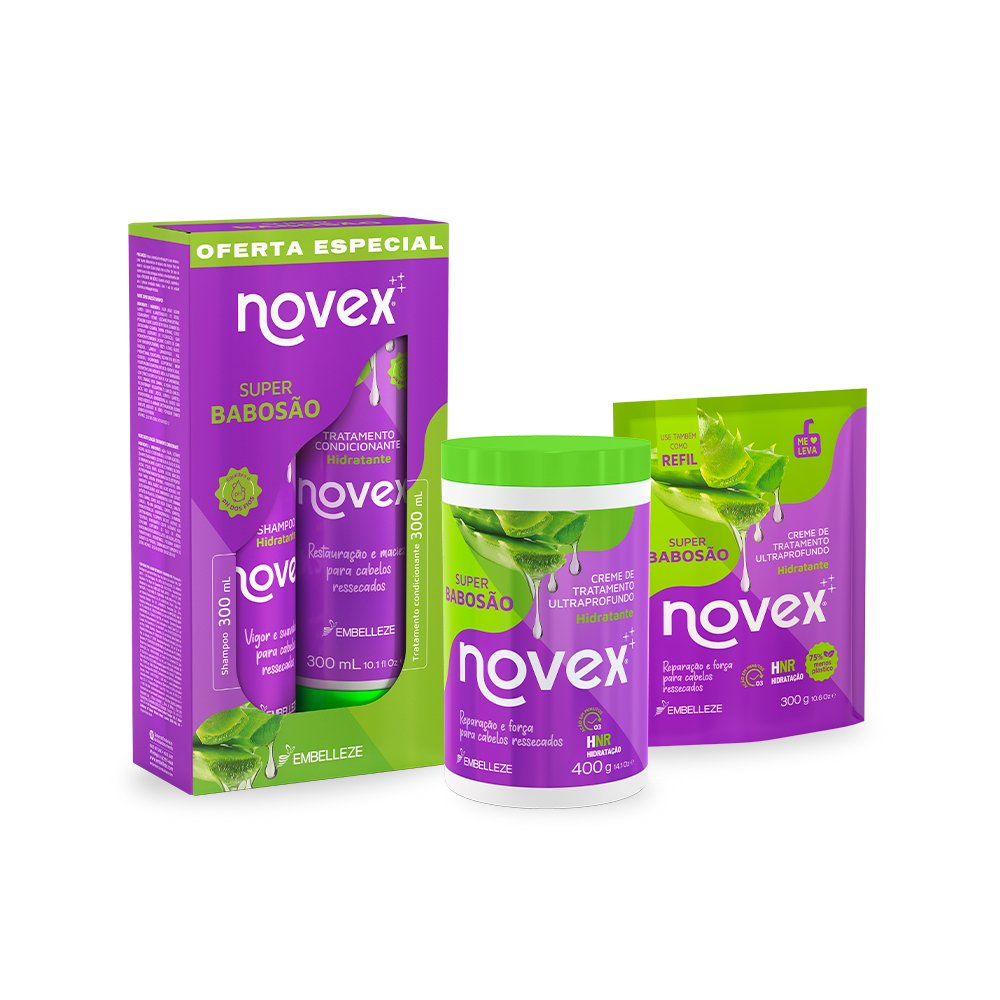 Novex Super Babosão: Hidratação Poderosa!