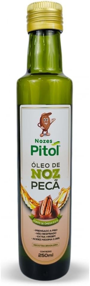 Óleo de Noz Pecã, Nozes Pitol, Extra Virgem, 250ml