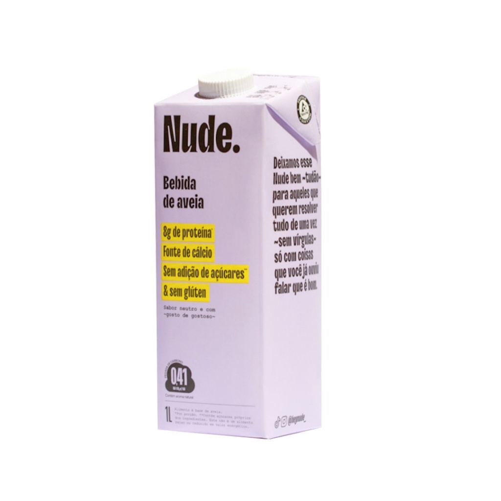 Nude Bebida de Aveia Tudão 1L: Alternativa Vegana ao Leite