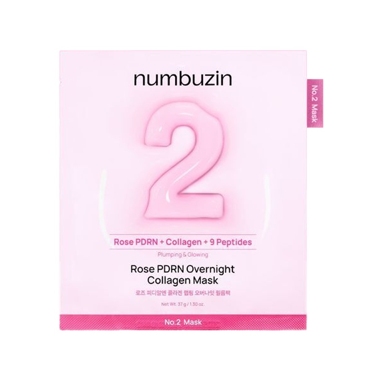 Numbuzin Rose PDRN: Máscara Noturna de Colágeno