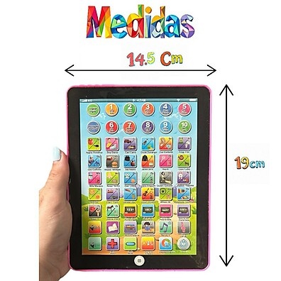 Tablet Educativo Infantil Bilingue – Aprender Letras e Números