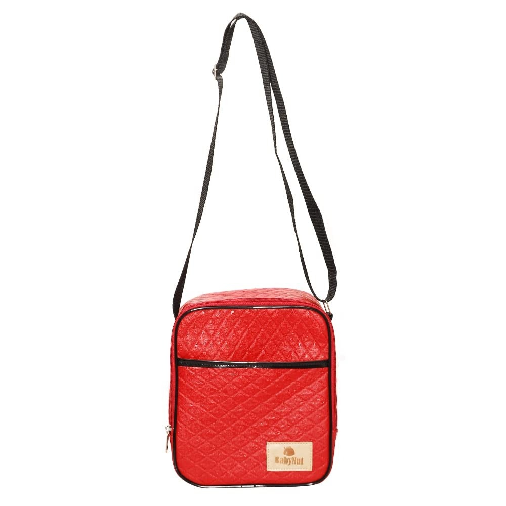 Bolsa Térmica Marmita Baby Nut Vermelha - Mantenha Refeições Frescas com Estilo