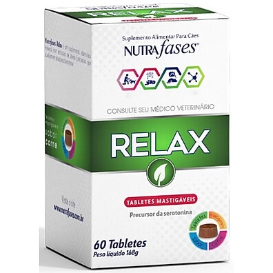 Nutrafases Relax: Calmante Natural para Cães