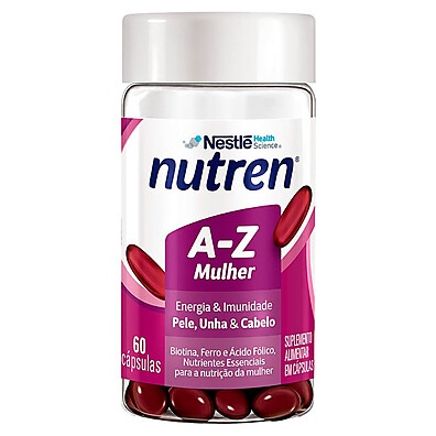 Nutren A-Z Mulher: Suplemento Completo com 60 Cápsulas