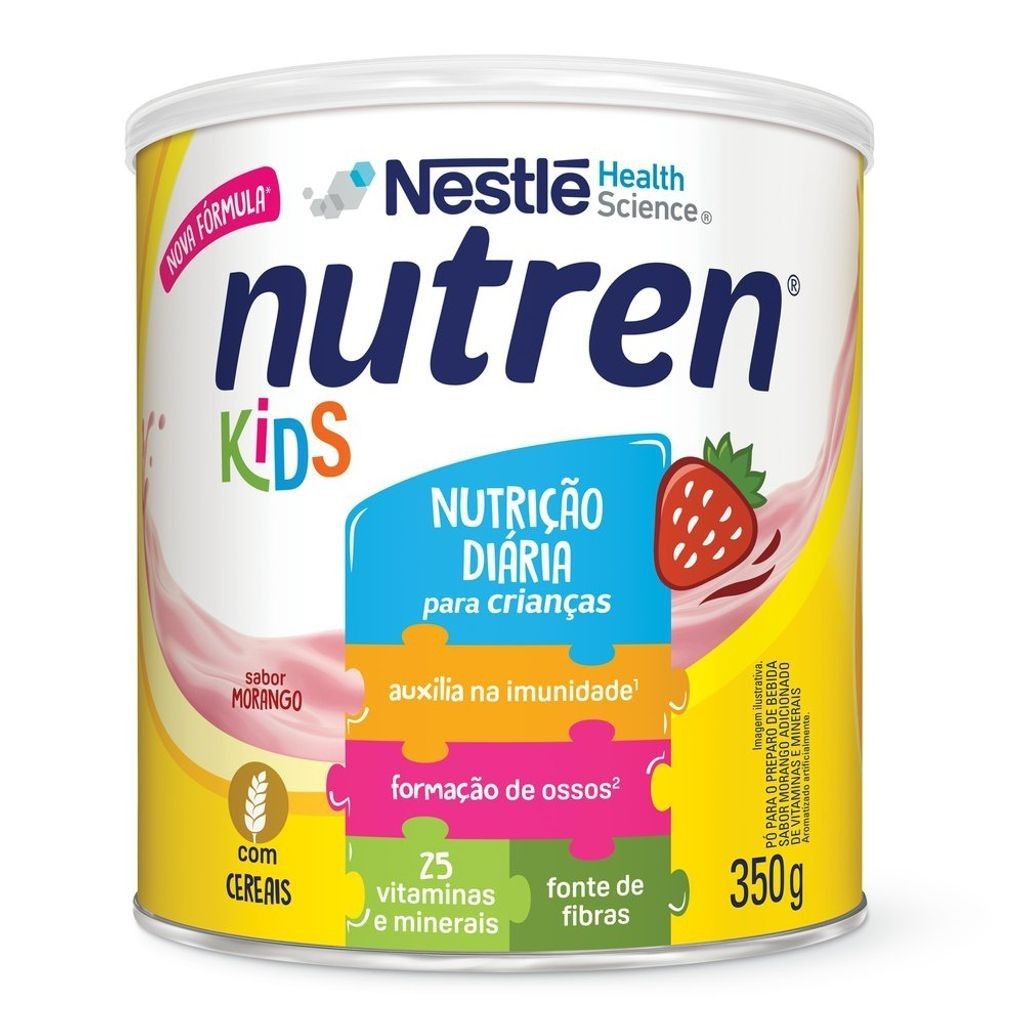 Nutren Kids Morango: Nutrição Deliciosa para Crianças!