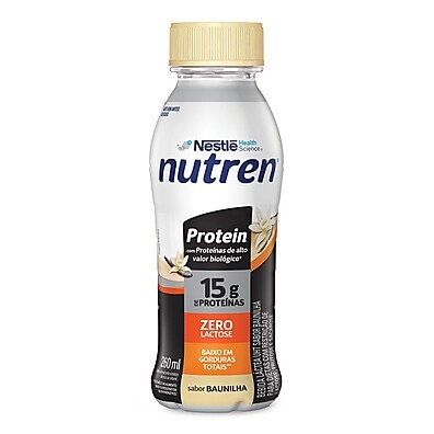 Nutren Protein Baunilha: 15g de Proteína Sem Lactose 🥛