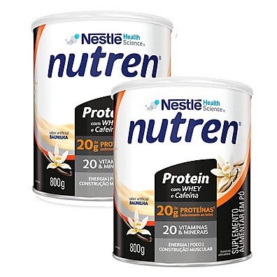 Nutren Protein Baunilha: Energia e Foco!