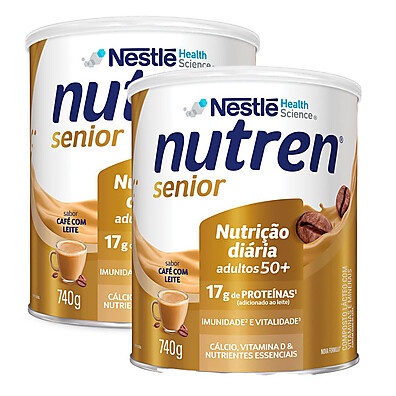 Nutren Senior Café com Leite: Energia e Saúde Após os 50