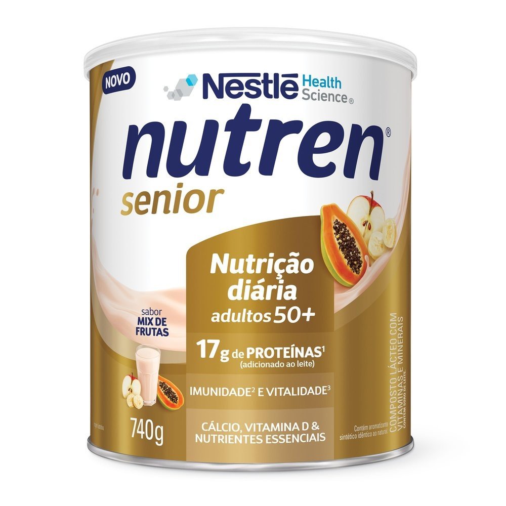 Nutren Senior Mix de Frutas: Nutrição Completa 740g