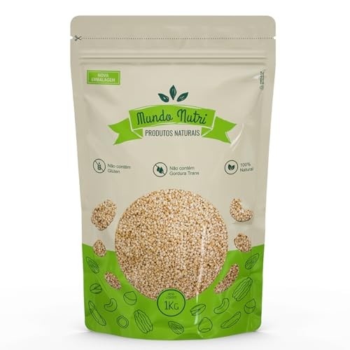 1kg Quinoa Branca em Grãos 1kg Mundo Nutri Importada Natural