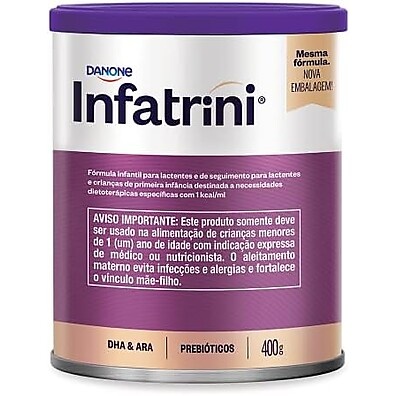 Infatrini Pó Danone: Nutrição Completa para Bebês 400g