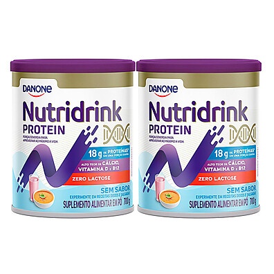 Nutridrink Protein Sem Sabor 700g – Kit com 2 Unidades