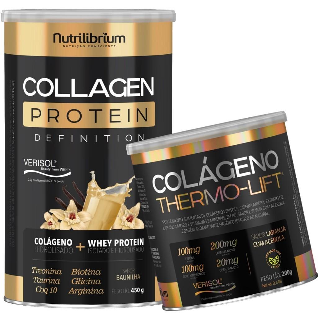 Nutrilibrium: Kit Colágeno Protein + Thermo Lift