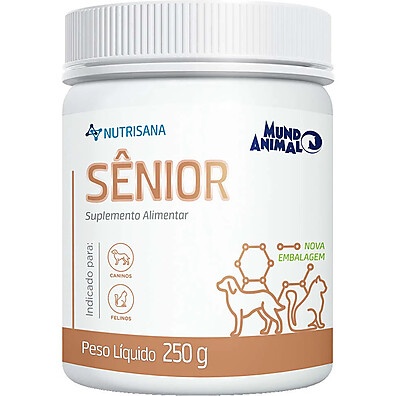 Nutrisana Sênior 250g – Suplemento Ideal para Pets Idosos