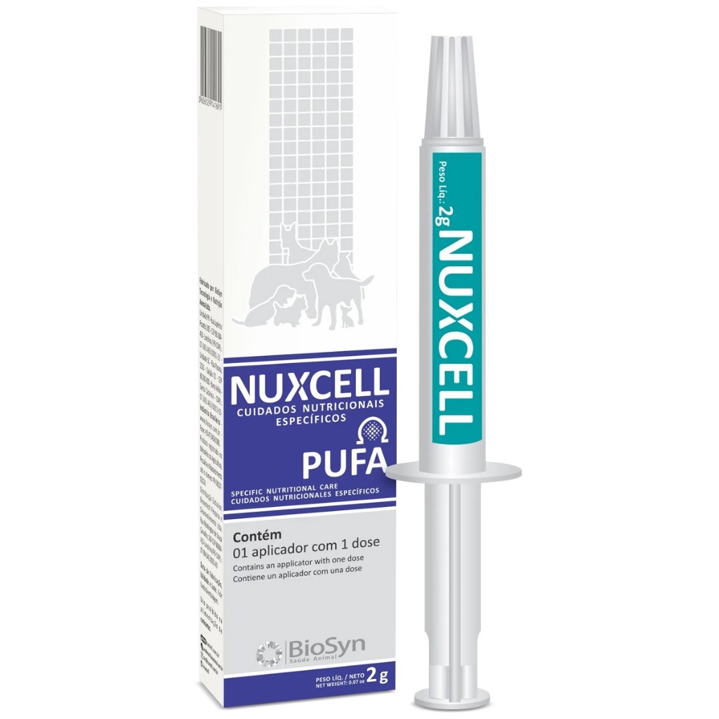 Nuxcell Pufa: Suplemento Vitamínico para Cães com Imunidade Reforçada