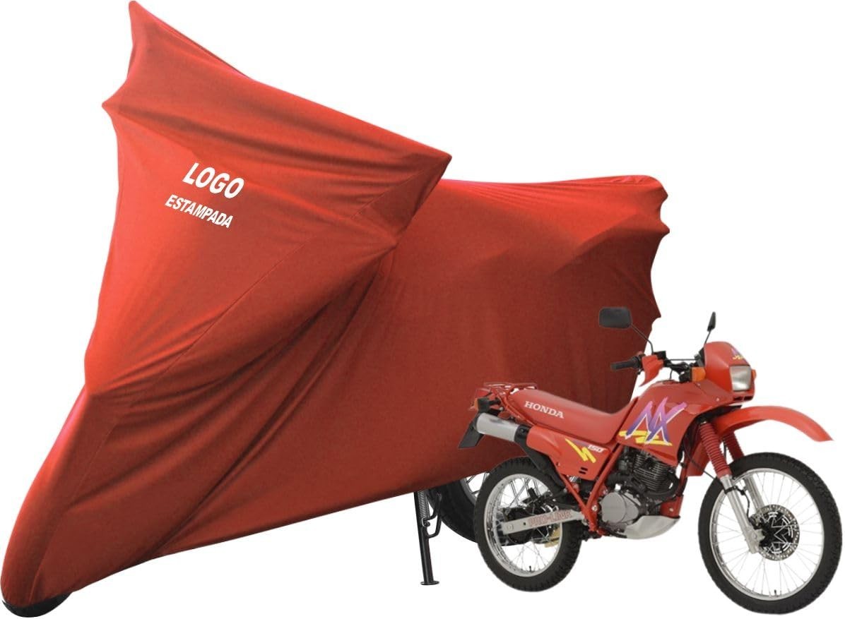 Capa de Moto Honda NX 150 Luxo Premium - Proteção Total sem Riscos na Pintura (Vermelho)