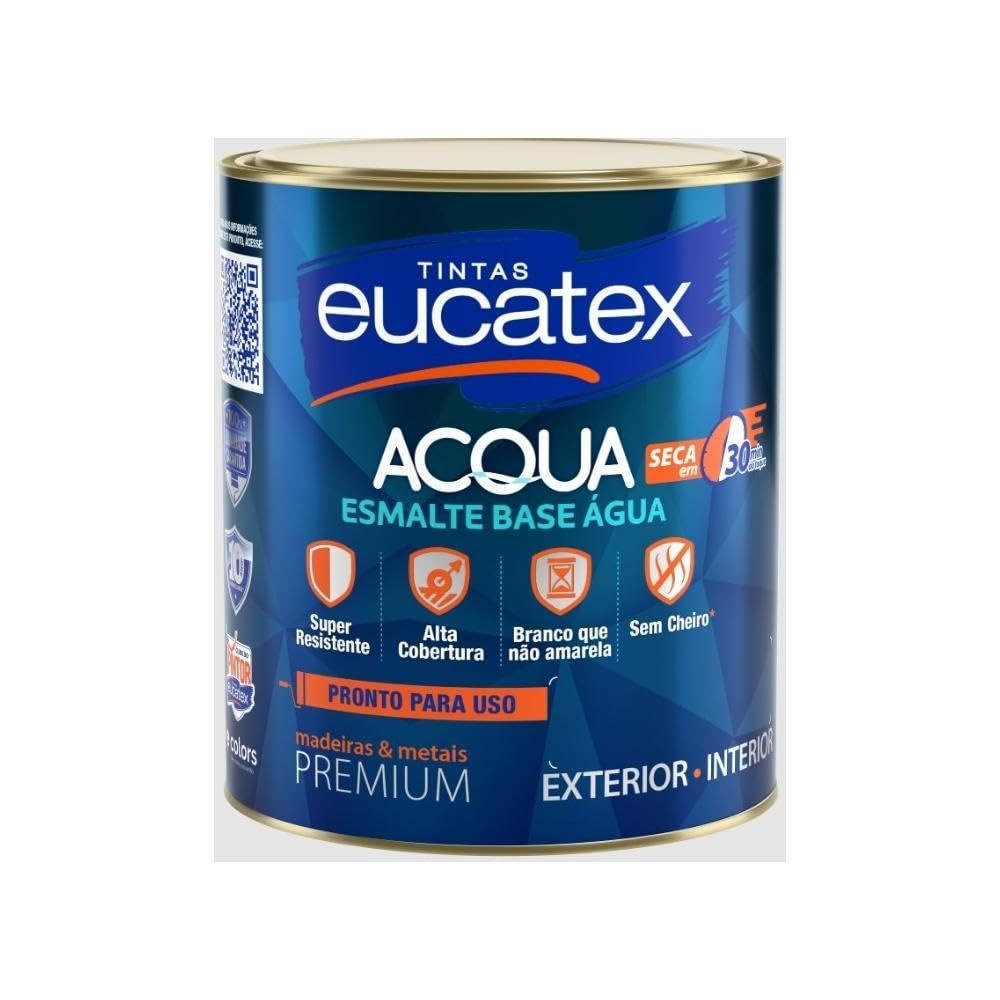 Escolha o Melhor Esmalte Acetinado à Base de Água da Eucatex | Acqua 900ml