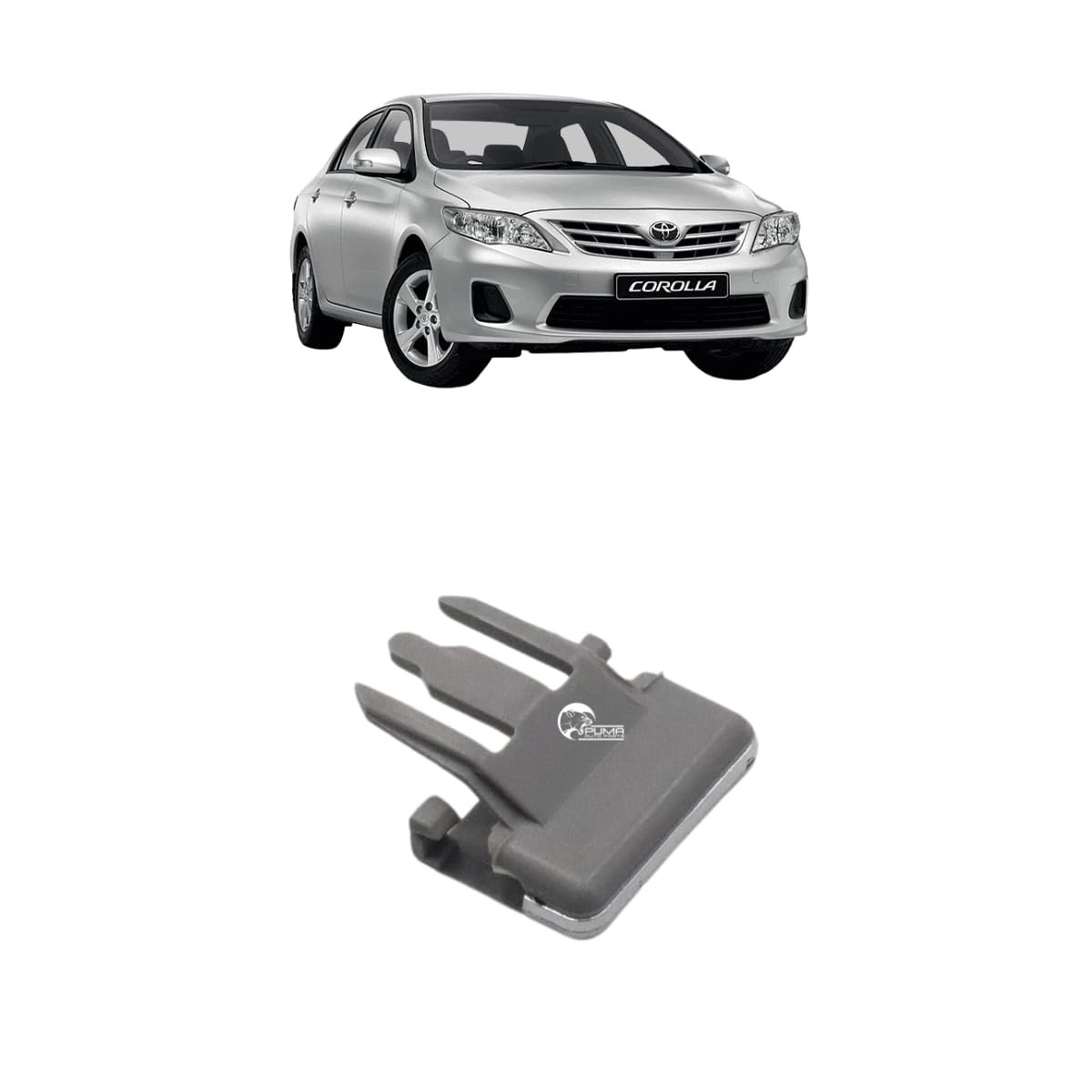 Direcionador de Ar Clip Difusor para Toyota Corolla 2009-2014: Renove o Conforto!