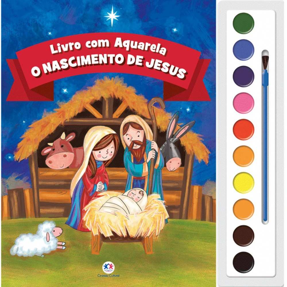 O Nascimento de Jesus: Pinte e Descubra!