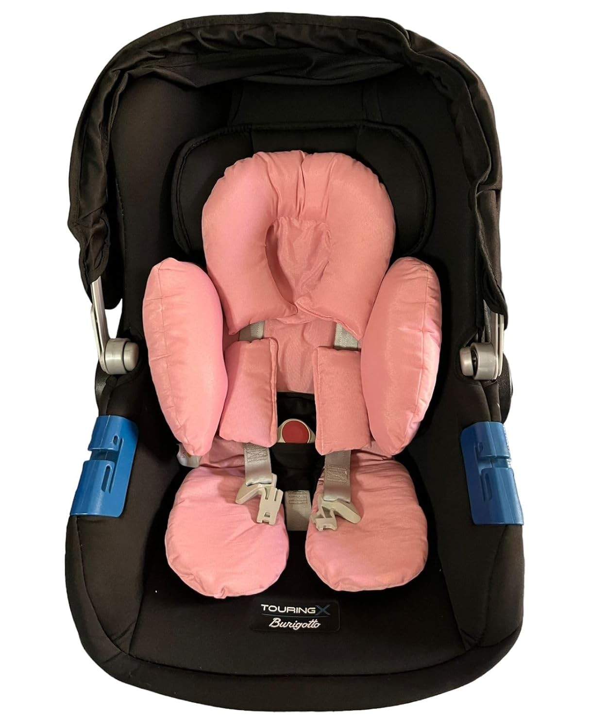 Redutor de Bebê Conforto Anatômico 100% Algodão - Conforto e Segurança para o seu Bebê (Rose)