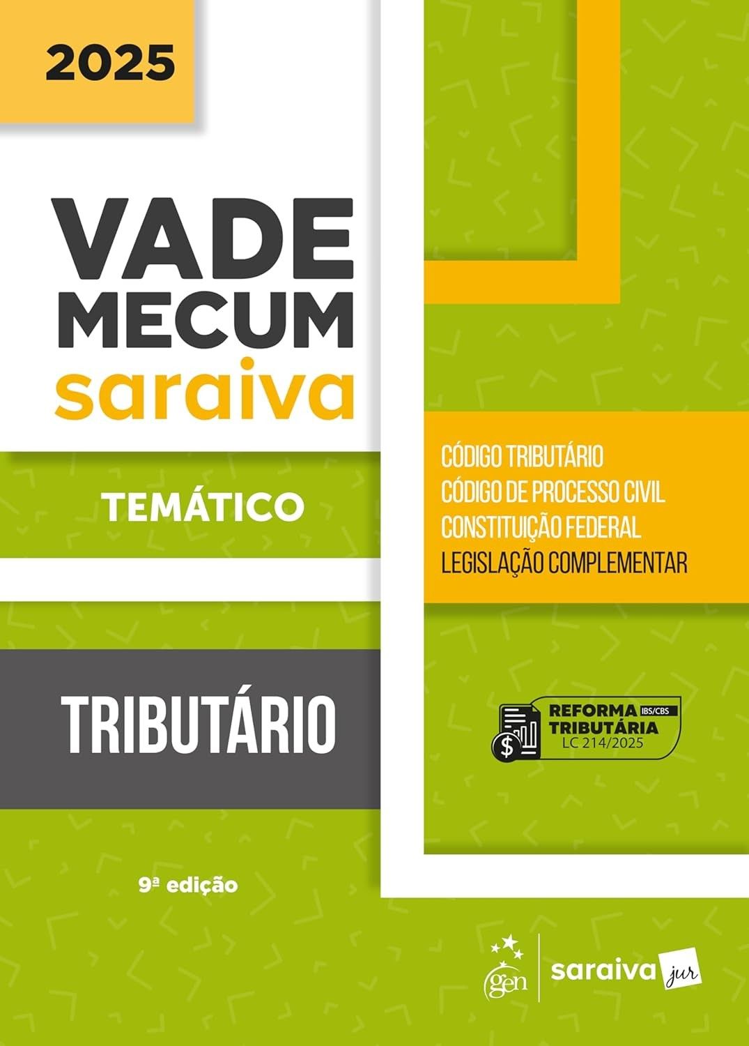Vade Mecum Tributário 2025 - 9ª Edição Temática | Essencial para OAB e Concursos