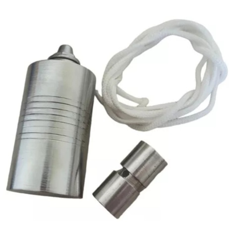Prumo Metal 950g com Boia de Alumínio – Precisão na Obra