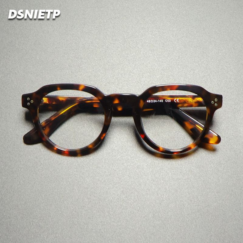 Óculos de Acetato Vintage com Lentes Fotocromáticas e Anti-Luz Azul – Perfeitos para Miopia