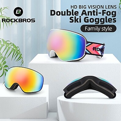 Óculos de Esqui ROCKBROS: Visão Clara na Neve!