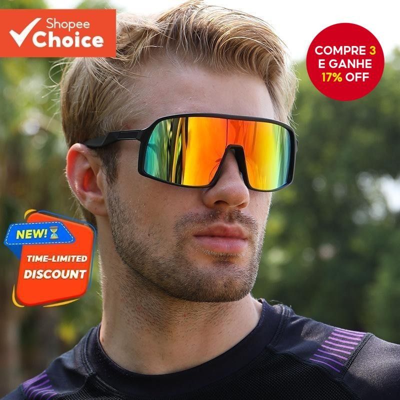 Óculos de Sol de Ciclismo UV400 à Prova de Vento – Alta Proteção e Visão Clara