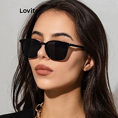 Óculos de Sol Femininos Lovito: Estilo Casual e Moderno