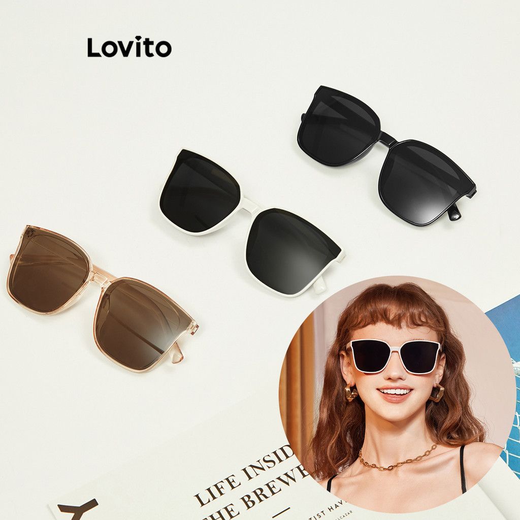 Óculos de Sol Oversized Lovito: Estilo e Proteção