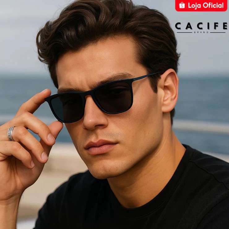 Óculos Quadrados Cacife: Estilo e Proteção UV400