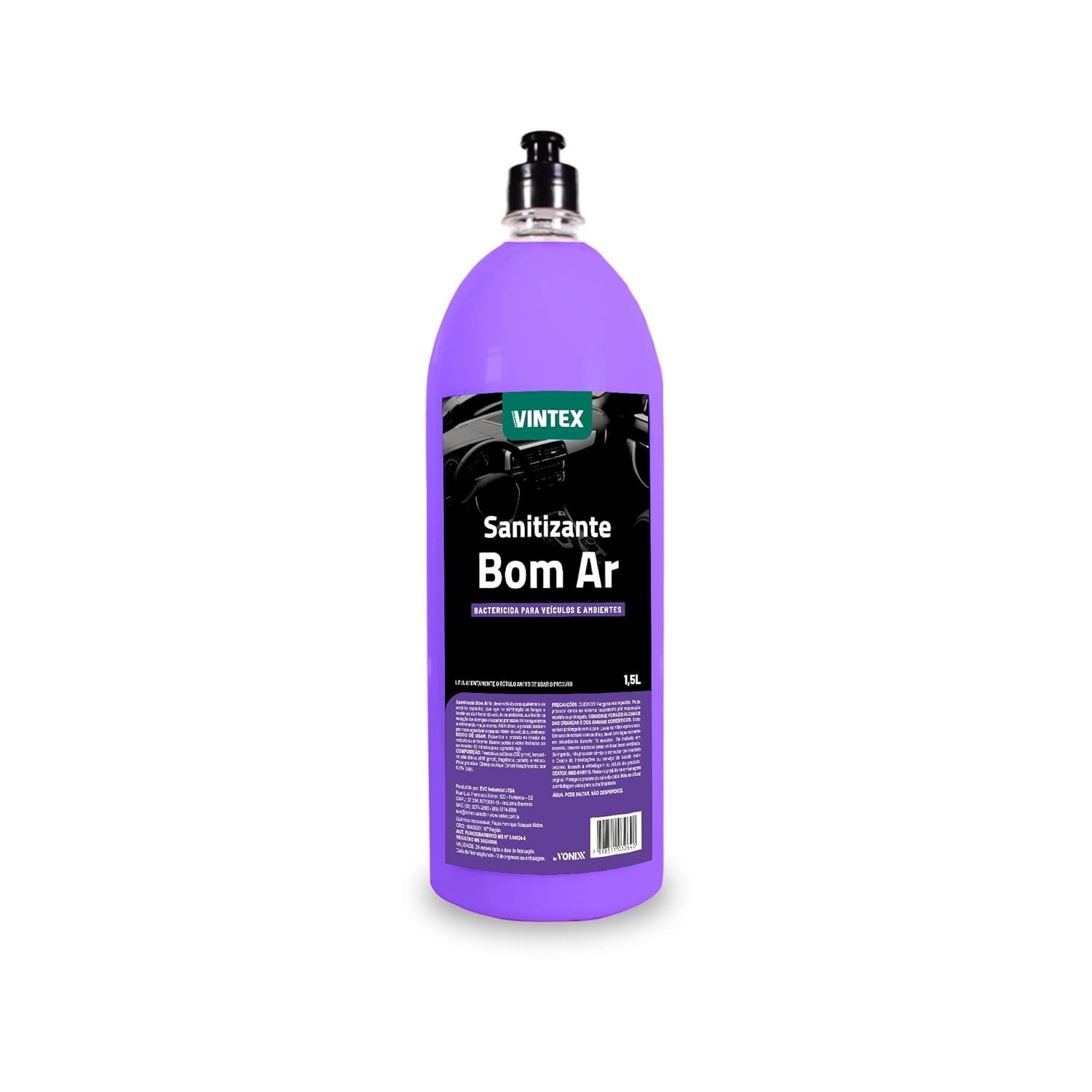 Sanitizante Bom Ar 1,5L: Elimine Bactérias e Maus Odores com Frescor!