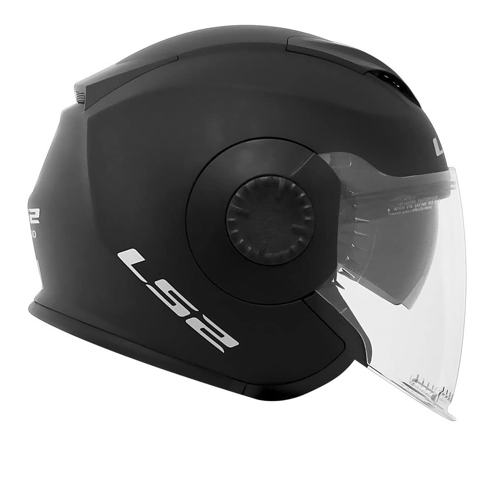 Capacete LS2 Verso OF570 Preto Fosco: Segurança e Estilo para Sua Pilotagem
