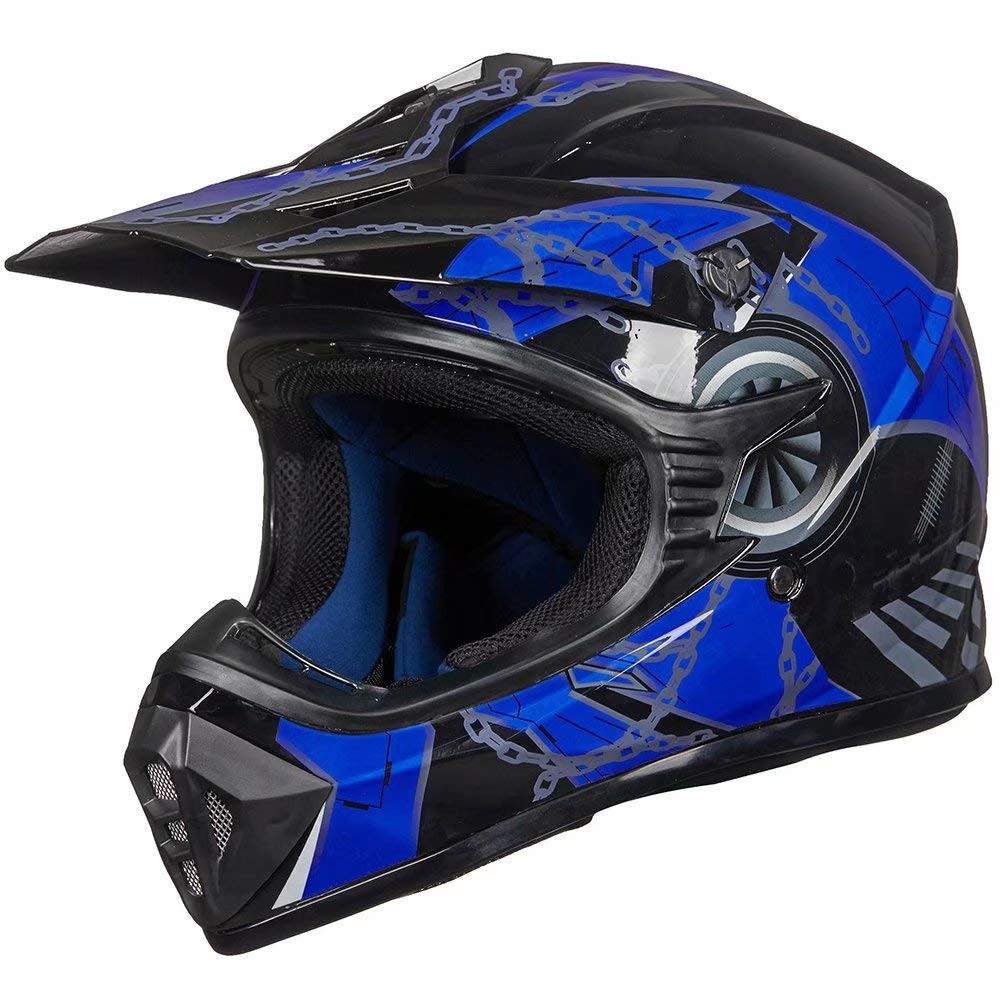 Capacete Motocross ILM: Segurança e Estilo para Aventura Off-Road Adulto e Infantil