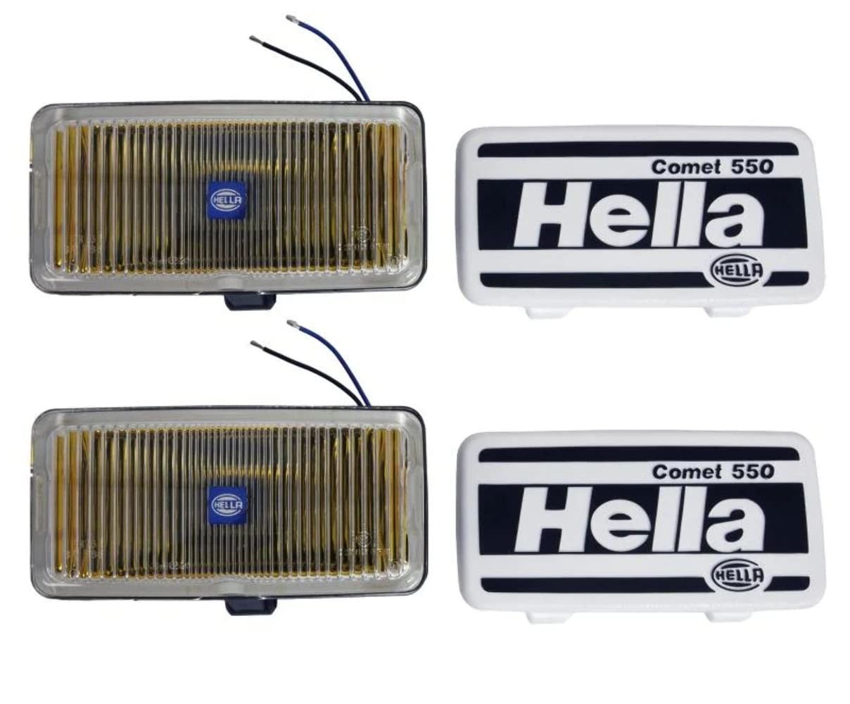 Kit Farol de Neblina Âmbar Hella 550 Performance: Visibilidade Off-Road Superior para Sua Caminhonete e SUV