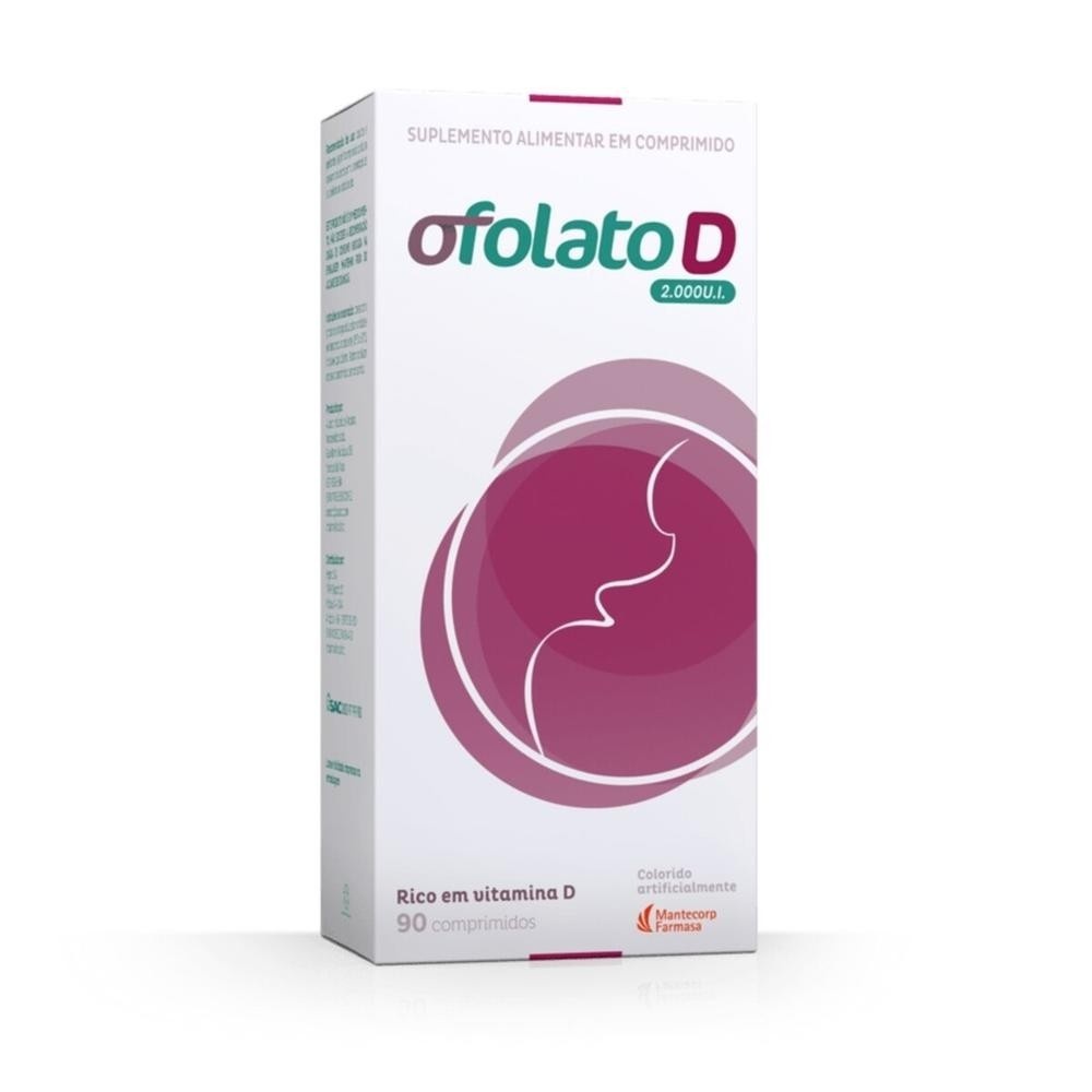Ofolato D 2000UI: Vitamina B9 para Saúde Ótima