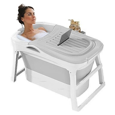 Ofurô Dobrável 210L: Relaxamento em Casa!