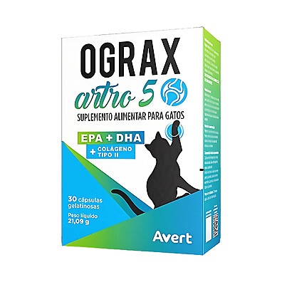 Ograx Artro 5: Articulações Saudáveis para seu Gato