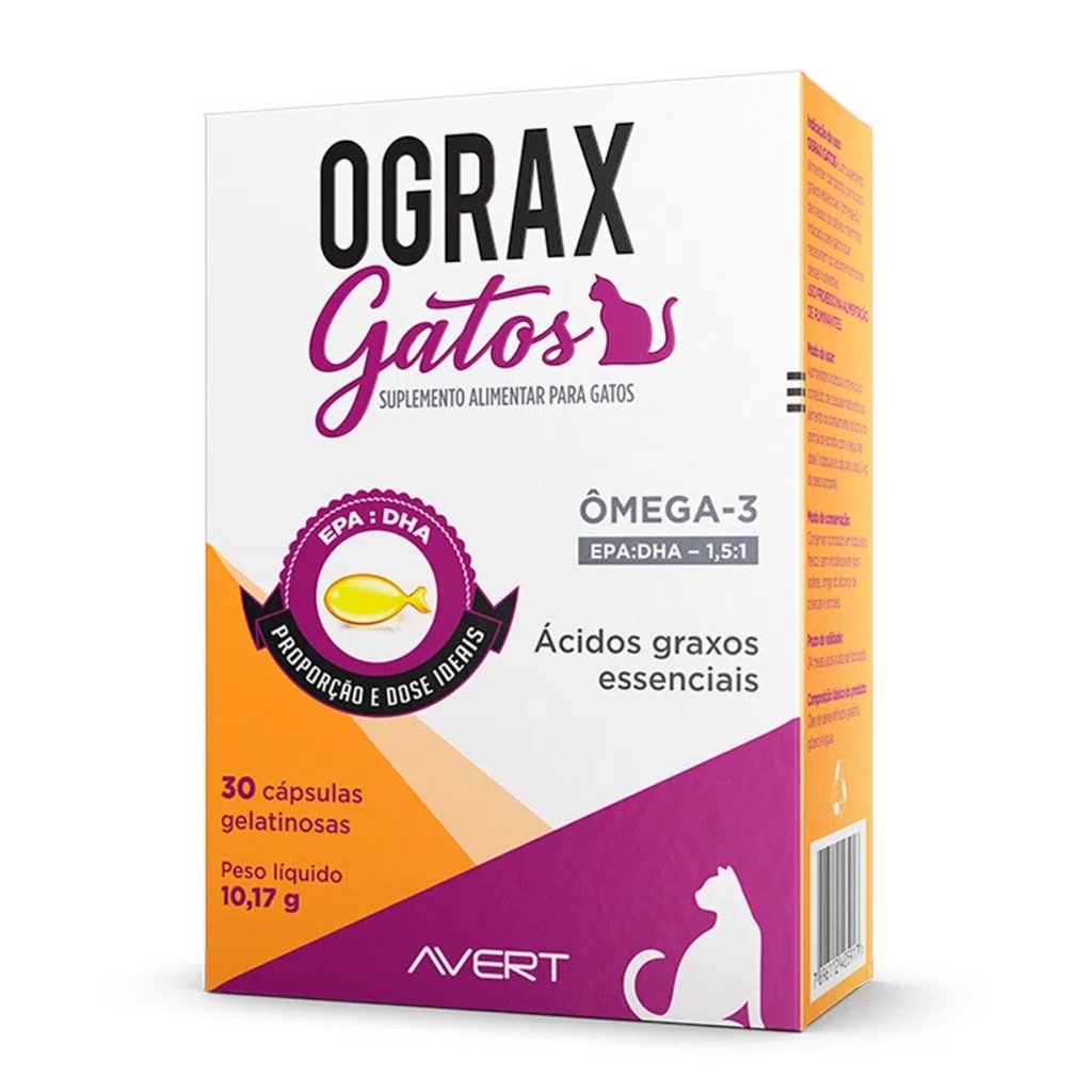 Ograx Gatos: Ômega 3 para a Saúde do Seu Felino