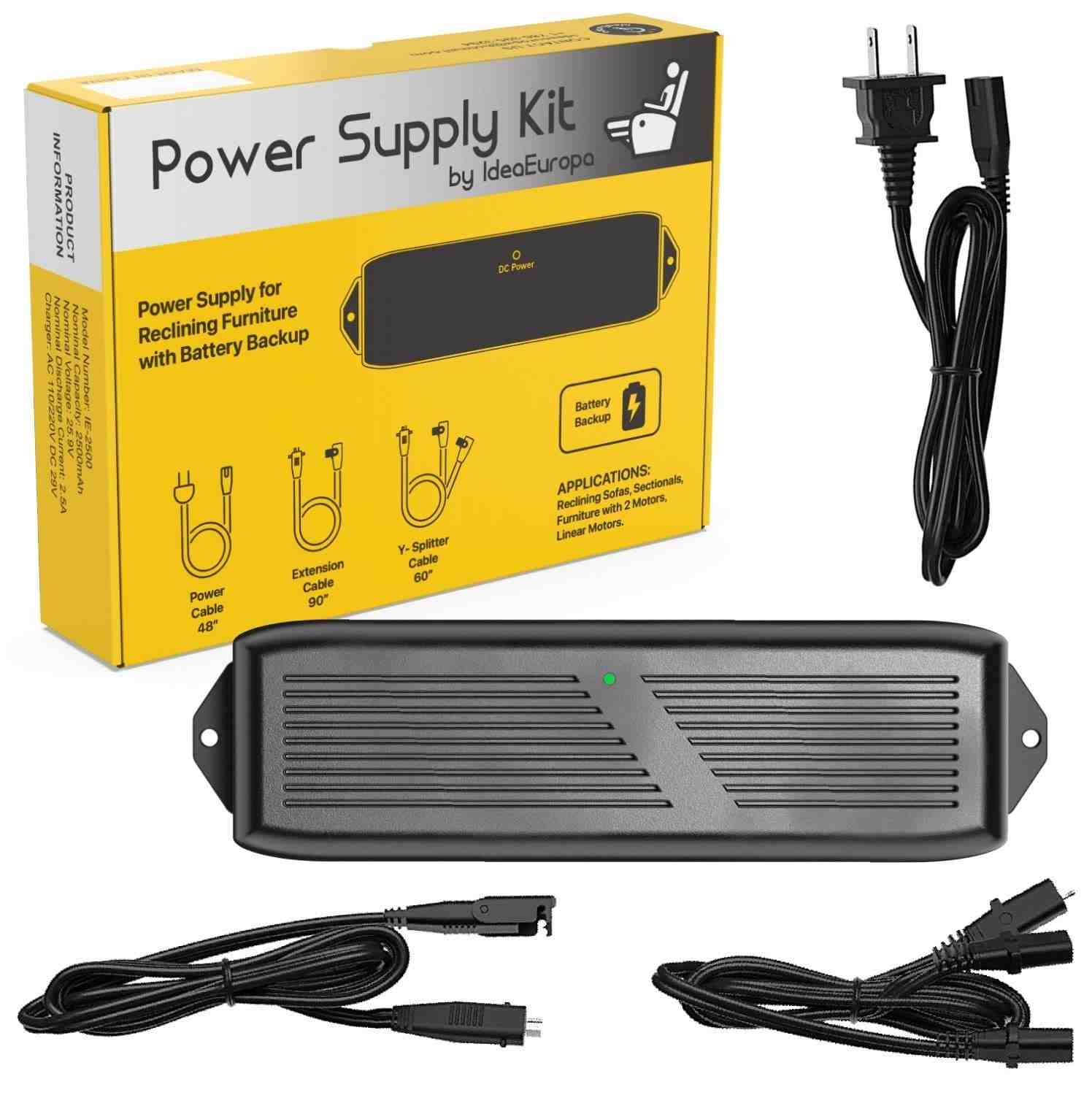 Kit Transformador Fonte Reclinável Motor Duplo IdeaEuropa - Okin, Limoss