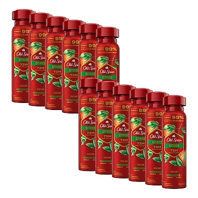 Old Spice Cítrico: Kit 12 Desodorantes 150ml