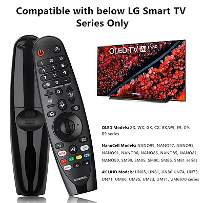 Controle Remoto LG AN-MR20GA Substituto | Compatível com Smart TVs 4K, NanoCell e OLED