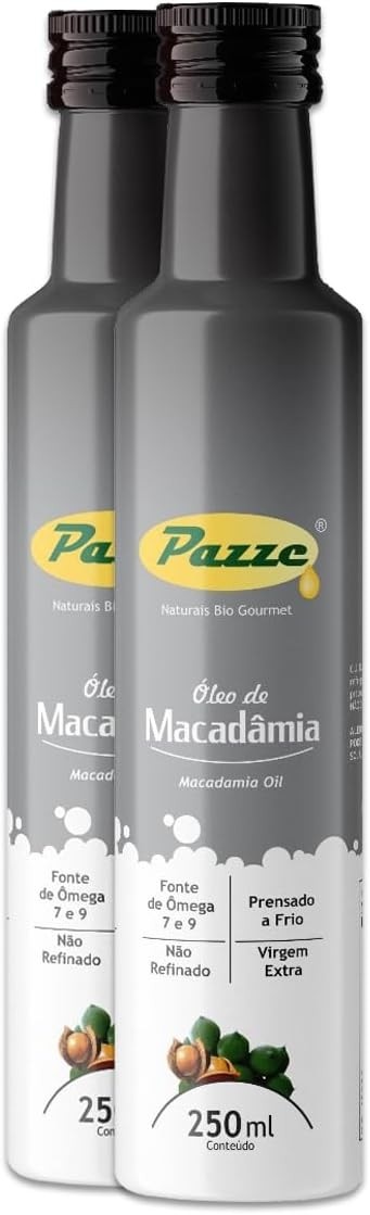Kit 2 Óleo de Macadâmia Extra Virgem Pazze 250ml