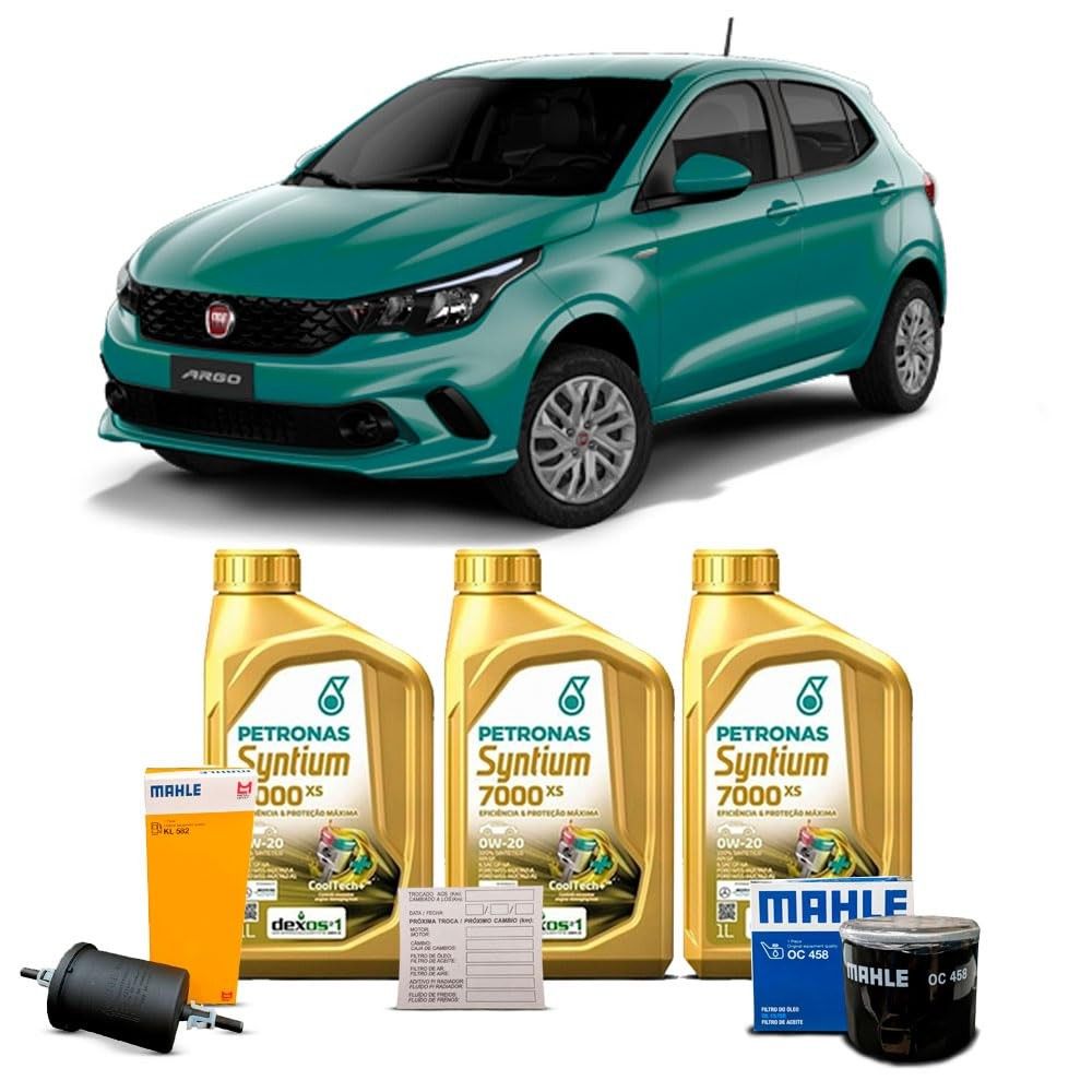 Kit Completo Troca de Óleo + Filtros Fiat Argo 1.0 Firefly (2017-2024)