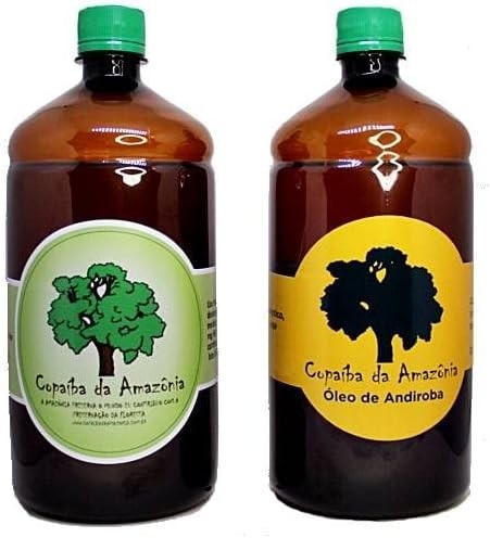 KIT -ÓLEO DE COPAÍBA 1 LITRO + ÓLEO DE ANDIROBA 1 LITRO
